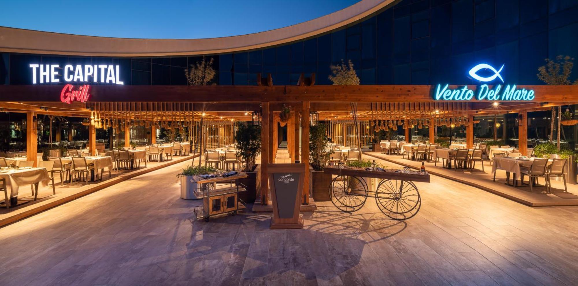 Concorde Tower Hotel & Casino Nicosia Eksteriør billede Vento restaurant
